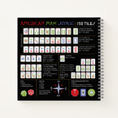 Carnet Mah Jongg Charleston/Carnet de tuiles américaines (Dos)