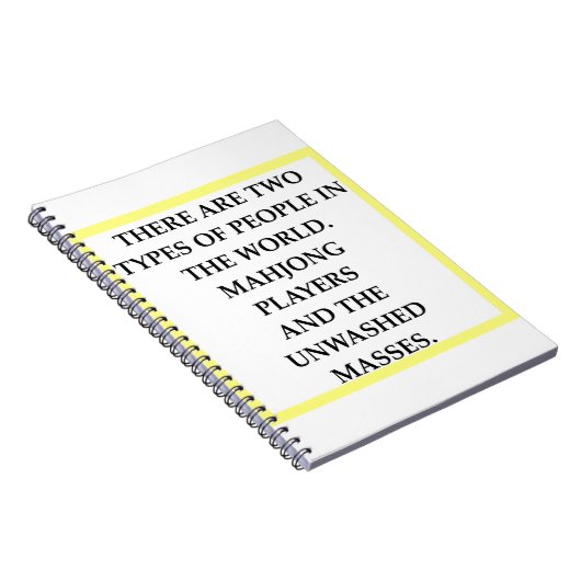 CARNET MAHJONG (Côté Droit)