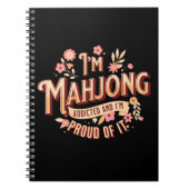 Carnet Mahjong accro | Funny mahjong (Devant)