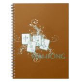 Carnet mahjong bleu (Devant)