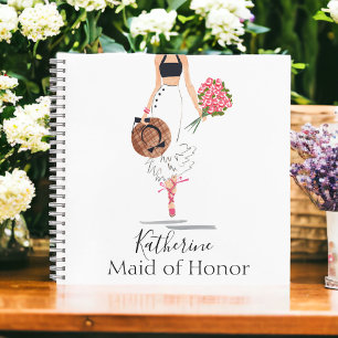 Carnet Maid of Honor Bridesmaid Chic Mode élégant