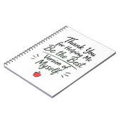 Carnet M'aider à être la meilleure version de moi-même (Côté gauche)