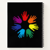 Carnet Main arc-en-ciel (Dos)