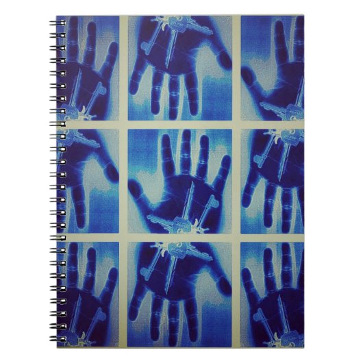 Carnet Main bleue déplaisante (Devant)