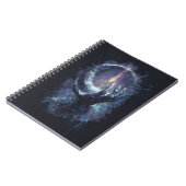 Carnet Main Cosmique Fantastique Sombre (Côté gauche)