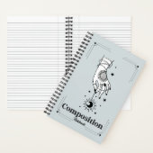 Carnet Main cosmique magique et lune de croissant (À l'intérieur)