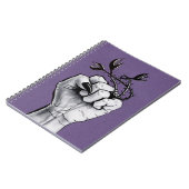 Carnet Main Cuisine Avec Clous Noirs Et Bague Monstre (Côté gauche)