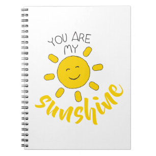 Carnet Main Jaune dessinée Soleil Bonjour soleil Image Su