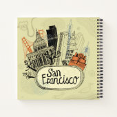 Carnet Main tirée San Francisco (Dos)