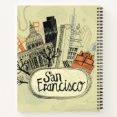 Carnet Main tirée San Francisco (Dos)