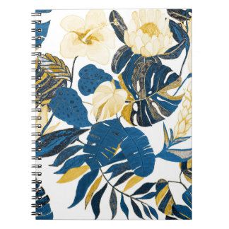 Carnet Main Tropicale tirée : Motif créatif sans couture