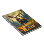 Carnet Maine Moose Vintage (Côté Droit)