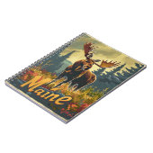 Carnet Maine Moose Vintage (Côté gauche)