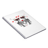 Carnet Mains Coeur Squelette Pour Trending (Côté Droit)
