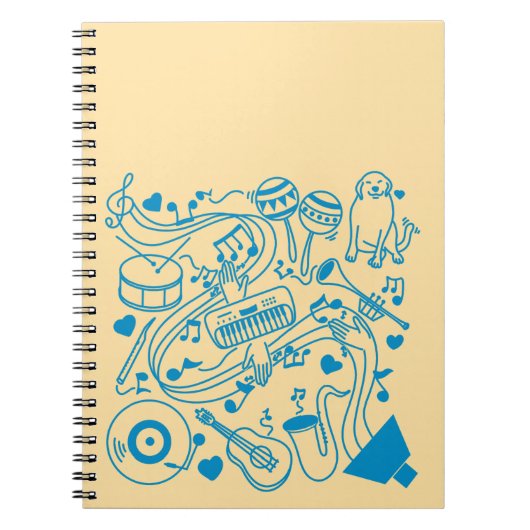 Carnet Mains de musique - conception ASL (Devant)