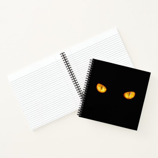 Carnet Maintenant, il vous voit Chat noir (Intérieur)