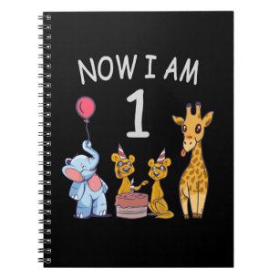 Carnet Maintenant j'ai 1 an 1er anniversaire au Zoo