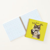 Carnet Mais d'abord, chat café (Intérieur)