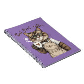 Carnet Mais d'abord, chat café (Côté Droit)