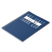 Carnet Mais d'abord Dieu merci Réflexions de gratitude (Côté gauche)