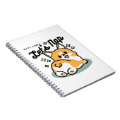 Carnet Mais d'abord, Nappons - mignon Caricature à bouton (Côté Droit)