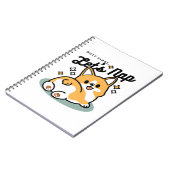 Carnet Mais d'abord, Nappons - mignon Caricature à bouton (Côté gauche)