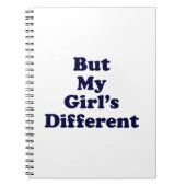 Carnet Mais ma fille est différente (Devant)