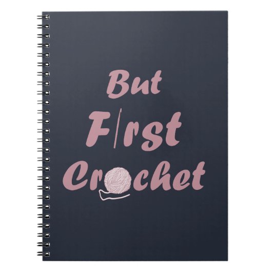 Carnet mais premier crochet amusant crochet citations (Devant)