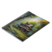 Carnet Maison abandonnée au milieu du silence marécageux (Côté gauche)