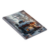 Carnet Maison de champignons dans la neige (Côté Droit)