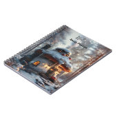 Carnet Maison de champignons dans la neige (Côté gauche)