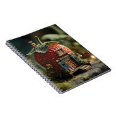 Carnet Maison de fée en fraise avec ligne de lessive mini (Côté Droit)