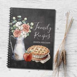 Carnet Maison de ferme rustique noire Recette de famille