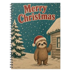 Carnet Maison de la Paresse Bordure Animal Noël