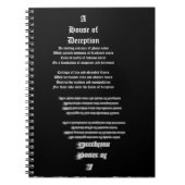 Carnet Maison de la tromperie (Devant)