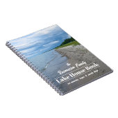 Carnet Maison de lac familial personnalisée (Côté Droit)