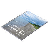 Carnet Maison de lac familial personnalisée (Côté gauche)