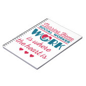 Carnet Maison de soins infirmiers Travail social où le co (Côté gauche)