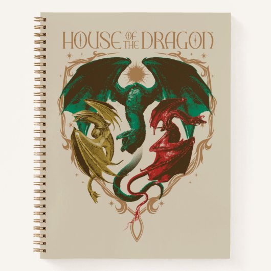 Carnet Maison du Dragon | Bouclier dragon (Devant)