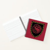 Carnet MAISON DU DRAGON | Maison Targaryen Crest (Intérieur)