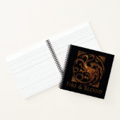 Carnet MAISON DU DRAGON | Maison Targaryen Sigil (Intérieur)