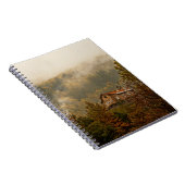 Carnet Maison en bois de la forêt : Scène tranquille (Côté Droit)