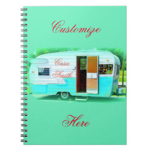 Carnet maison gitane vintage de caravane