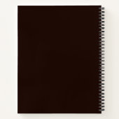 Carnet Maison hantée épouvantable Halloween (Dos)