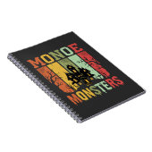 Carnet Maison Hantée Halloween Monstres Rétro (Côté Droit)