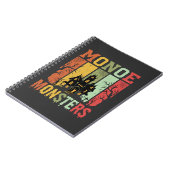 Carnet Maison Hantée Halloween Monstres Rétro (Côté gauche)