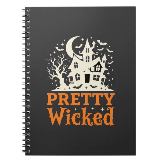 Carnet Maison hantée Halloween Pretty Wicked_1 (Devant)