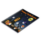 Carnet Maison hantée joyeuse Halloween (Côté gauche)
