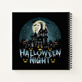 Carnet Maison hantée, Soirée d'Halloween effrayante (Dos)