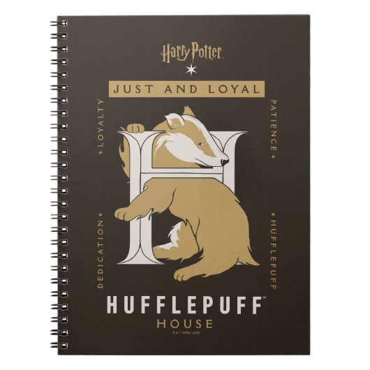 Carnet Maison HUFFLEPUFF™ Juste Et Loyale (Devant)